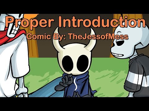Proper Introduction | Hollowtale Comic Dub Pt. 5