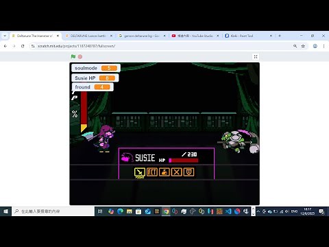 Deltarune Gerson fight simulator on Scratch (demo in process