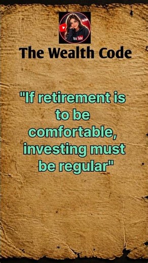 Regular Investing is the Key to a Comfortable Retirement#investing #finance #fact #viral #trending