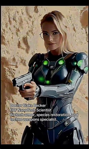 Dr. Blake Becker EDF Scientist #blackmantis #blackkane #blakebecker #scifi #conservation #nft #novel
