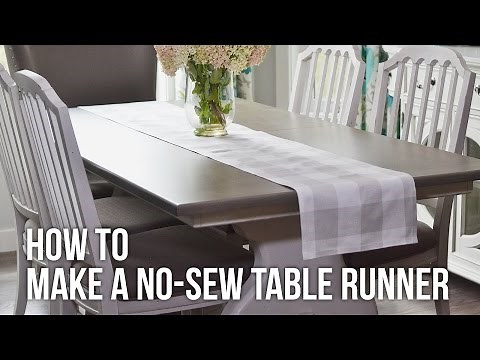Tip Tuesday: DIY No-Sew Table Runner