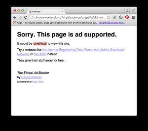 The ethical ad blocker