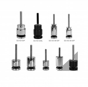 [Hot Item] Architectural Glass Standoff Pin Balustrade 2 Inch 1 1/4 Inch Glass Standoff Adapter Glass Anchor Glass Side Standoff Pin Bracket