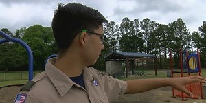 Beckville Boy Scout rebuilds playground following destructive fires