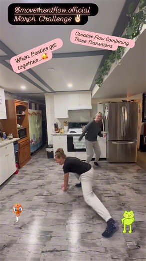 Two Super Fit Grandmas Dancing to 80s Breakdance Music 🔥 Movement Flow Fun!