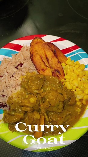 Authentic Jamaican Curry Goat Recipe with Rice and Peas