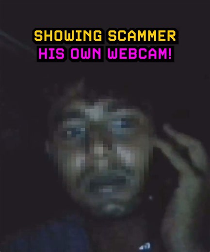 Scammer Reacts To Seeing His WEBCAM On My Computer! 😳 | Scambaiter