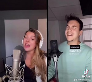 90K views · 1.5K reactions | Une amie à moi Audrey-Louise Beauséjour qui a fait La Cour Des Grands avec moi en 2008 a harmonisé mon cover de la chanson Stand Up. Je vous laisse apprécier son talent. Quelle voix ! | William Cloutier | Facebook