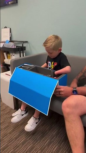 Boy, 5, who was born without left hand ‘glowing’ after receiving ‘Iron Man’ bionic arm #shorts