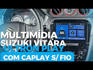 Suzuki Vitara Ultron Play 9-inch Multimedia Center | Android + CarPlay and wireless Android Auto.