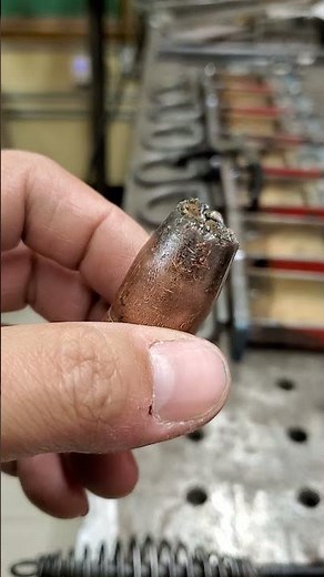 cleaning the mig welder nozzle