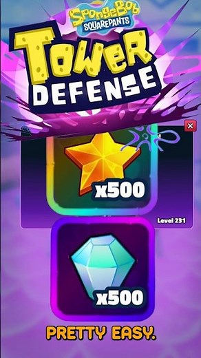 How to get Fast EXP and Diamonds / Gems in Spongebob Tower Defense