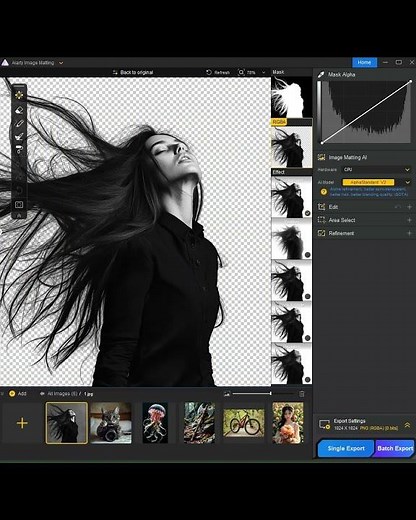 Remove Background Like a PRO with Aiarty Image Matting