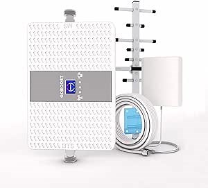 Goboost 2G 3G 4G LTE 5G Cell Phone Signal Booster for Home and Office Band 2 Band 5 850/1900MHz Cell Phone Booster Amplifier Repeater for Verizon, AT&T, T-Mobile, Straight Talk | FCC Approved