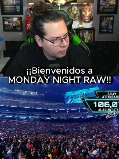 ¡¡Bienvenidos a MONDAY NIGHT RAW!! #AAA #wwe #wrestletok #wrestling #prowrestler #wrestlemania #reto #alltime #raw #smackdown #historia #wewantcody #op