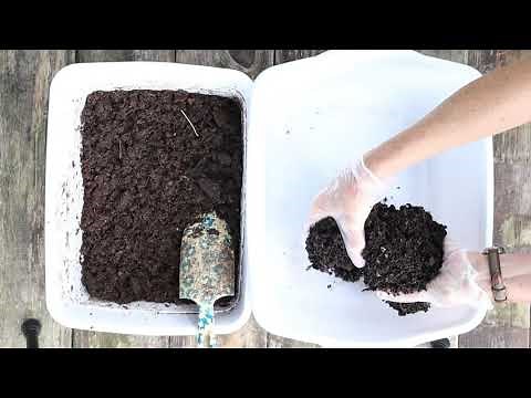 How to harvest & store worm castings on a small scale ~ Easy, method of harvesting worm castings ~