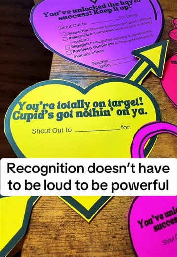 Sometimes it’s a quick note. Sometimes it’s quiet validation. Sometimes it’s letting a student feel seen without making it a whole thing. That’s exactly why I made this Valentine’s Day–themed Positive Note Home 💌 ✔ full-page and half-page options ✔ blank versions for flexibility ✔ checklist versions to save time ✔ easy to send home or use as student-to-student shout-outs No extra prep. No performative praise. Just intentional recognition that builds connection. Perfect for: • boosting morale • 
