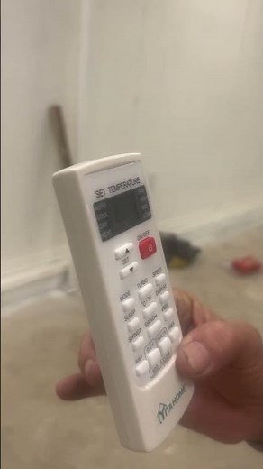 Mini split remote explained