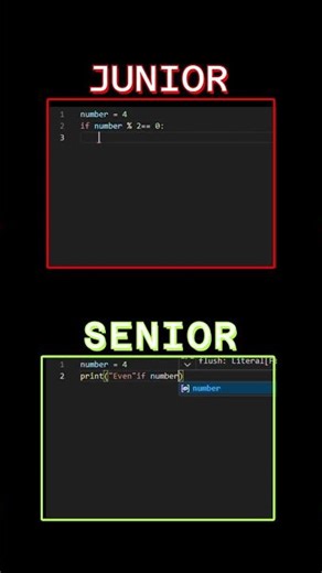 Python Junior vs Senior Developer 🐍 | The HR Dev-Hub #shorts #codingshorts #thehrdevhub