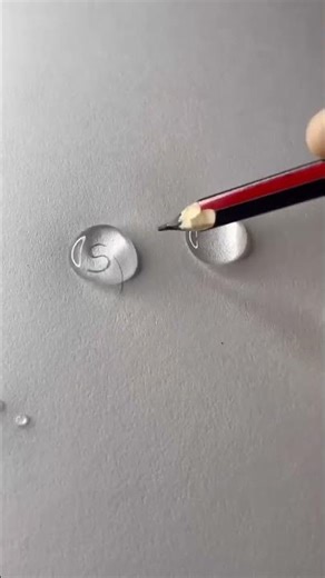 Drawing on Water Droplets | Quick Pencil Art