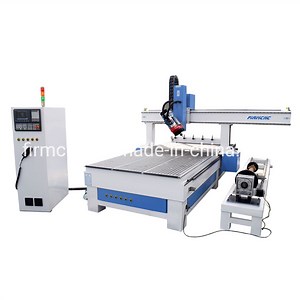 [Hot Item] China Made 4 Axis Wood CNC Router/CNC Wood Carving Machine with Rotary