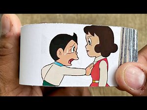 Doraemon Cartoon Flipbook #212 | Nobita Touches Shizuka's Breast Flip Book | Flip Book Artist 2024