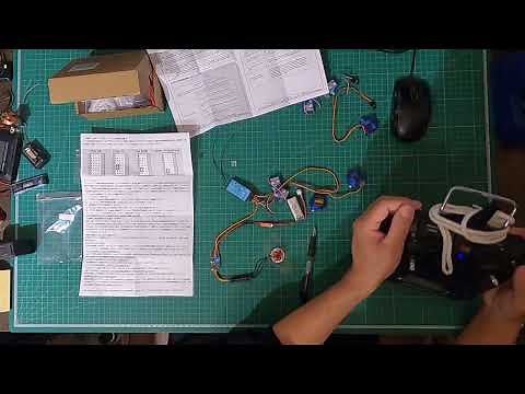 受信機の動作確認をしました FrSky S-FHSS 8CH Delta-8 フェイルセーフ設定の方法 自作ラジコン飛行機2号機