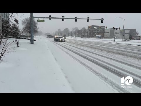 Car slide caught on video on Independence Blvd. in Virginia Beach