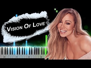 Mariah Carey - Vision Of Love Piano Tutorial