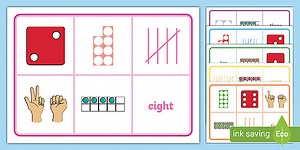 Representing Numbers to 10 Bingo