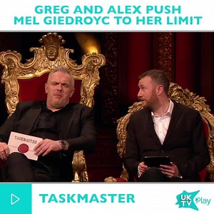 Today, we're revisiting the time that Greg and Alex proved that Mel Giedroyc is Officially Nice on Taskmaster, because when Mel Giedroyc: Unforgivable comes to Dave and UKTV Play very soon that illusion will be shattered FOREVER. | StreamOnU