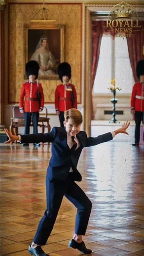 Pure joy: Geroge's dance is so lit! 🔥#royal #princegeorge #dance #royalfamily #princewilliam