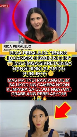 RICA PERALEJO, MAY IBINUNYAG SA SHOWBIZ NOON! BAKIT NGA BA MAS MATINDI ANG NANGYAYARI SA DILIM? 😱🔥