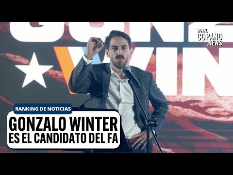 Gonzalo Winter lanza su candidatura con duro mensaje a la derecha y promesas de cambio profundo
