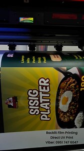 Backlit Film: Direct UV Print #DirectUVPrint #backlit #backlitfilm #menuboard | GRX Graphics Printing Services