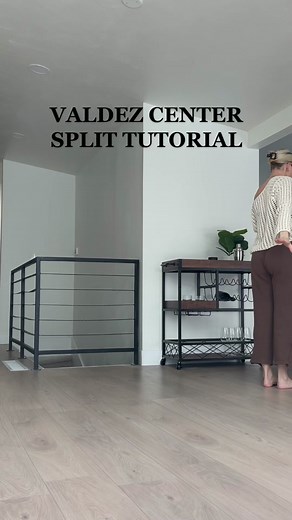 Valdez Center Split Tutorial 💫 #dancechoreography #tricktutorial #solochoreography #dancetricks