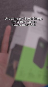 2.9K views · 14 reactions | Introducing the power bank from the future.勞 The BoostCharge Pro 3-Port Laptop Power Bank has a 20K battery capacity, digital color display, and the ability to charge three devices simultaneously. Available now on Belkin.com! | Belkin | Facebook