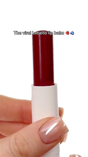 The viral Labello lip balm shade 😋🫐🍓 #labello #lipbalm #makeup #makeupinspo #viralmakeup #fyp