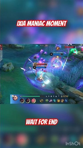 Ixia maniac moment #mlbb #moba