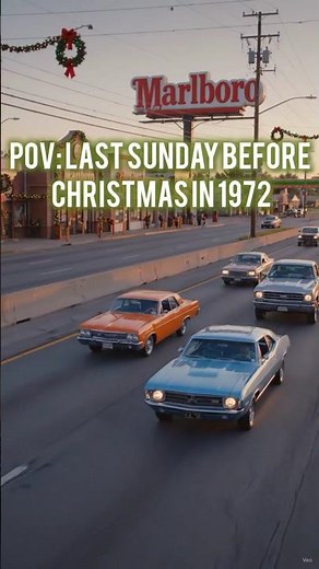 Last Sunday Shopping Before Christmas in 1972 | Christmas bells 1970 #christmas #nostalgie #vintage