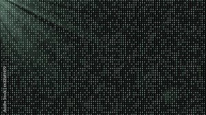 matrix rain of digital HEX code. Computer generated abstract technology concept. sci-fi effect a symbol of obscure technology computer source code, hacking, AI takeover. science, programming