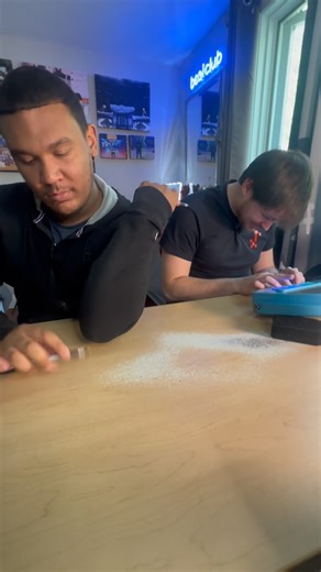 Lennie Simo on Instagram: "Freestyling with @robscallon 🔥🔥 Stay tuned for our pen tapping tutorial shoot!"