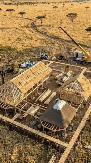 How They Built a Luxury Safari Lodge in the Wild #construction #luxury #timelapse