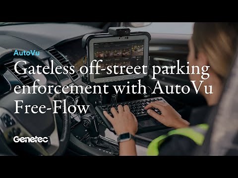 Gateless off-street parking enforcement with AutoVu Free-Flow