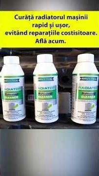 RAVENOL Professional Radiator Cleaner Curăță-ți radiatorul mașinii rapid, ușor și eficient.