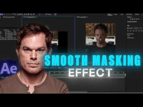 Smooth Masking Effect 🎭 | After Effects Tutorial 🔥 | Beginner Guide