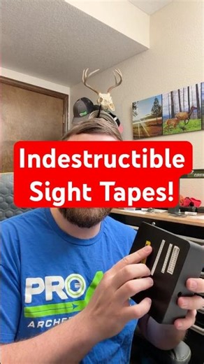 Sight tapes with the Epson Label Printer for indestructible sight tapes!🏹🎯 #ArcheryTips
