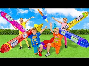 Model Rockets Battle - Challenge for kids - Videos For Kids