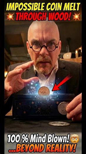 Physics has left the chat. Watch till the end for the most impossible coin melt you’ll ever see! 😱