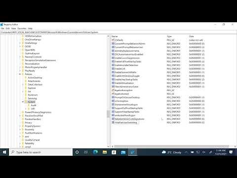 Enable Disable Fast User Switching In Windows 10 regedit add DWORD VALUE